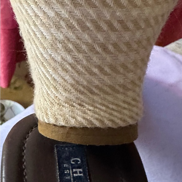 Chaps wedge thong sandal - Picture 3 of 4